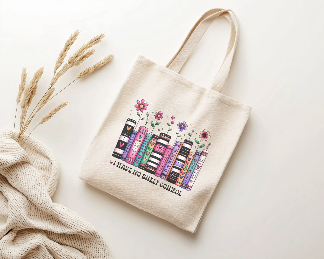 Tote bag “I have no shelf control”