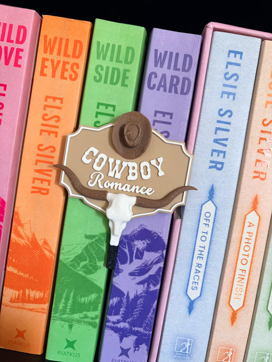 Cowboy romance peekout sign