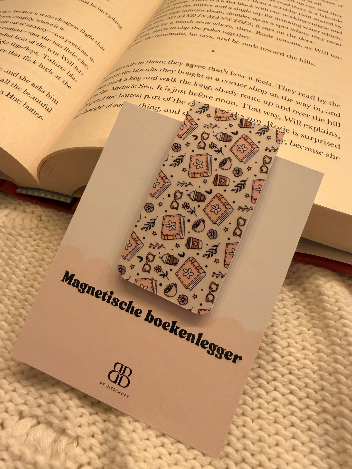 Magnetische boekenlegger books ‘n coffee