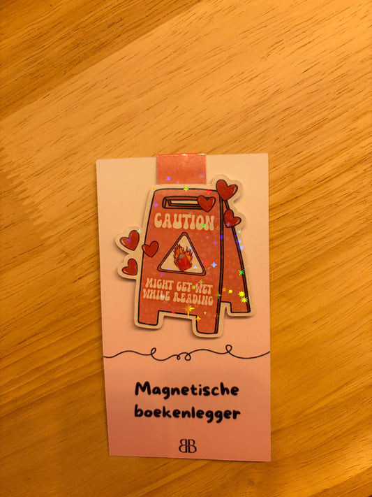 Caution - magnetische boekenlegger