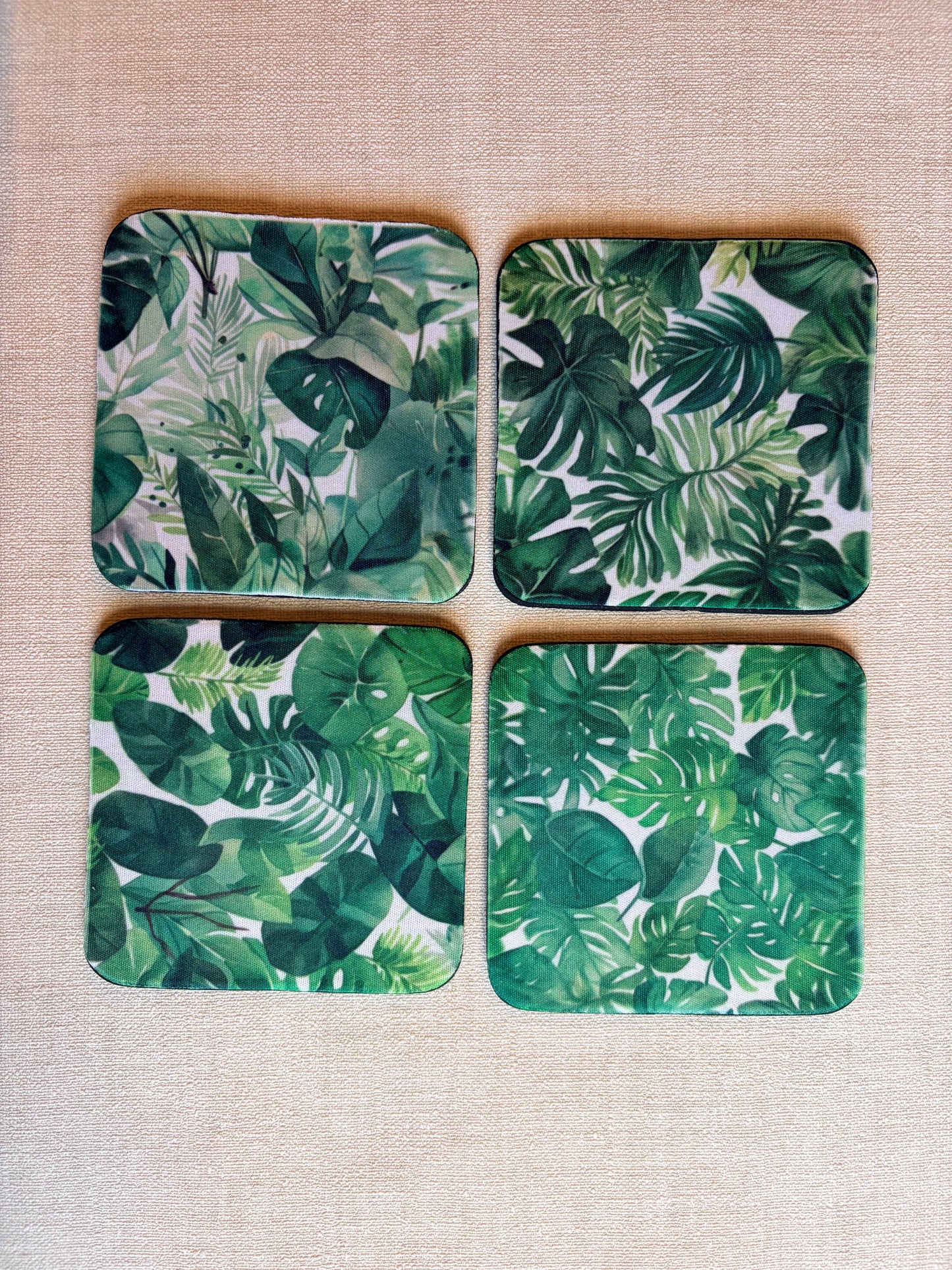 Tropical green onderzetter set