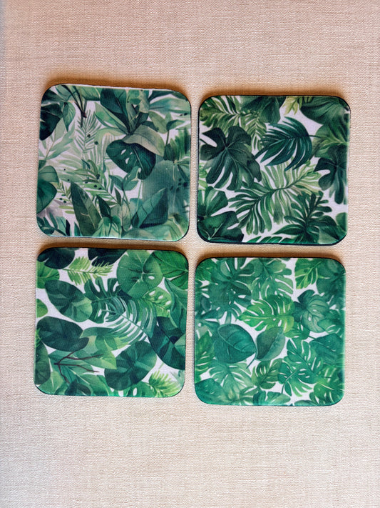 Tropical green onderzetter set