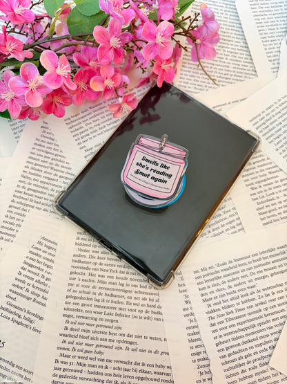 E-Reader grip Smells like reading smut