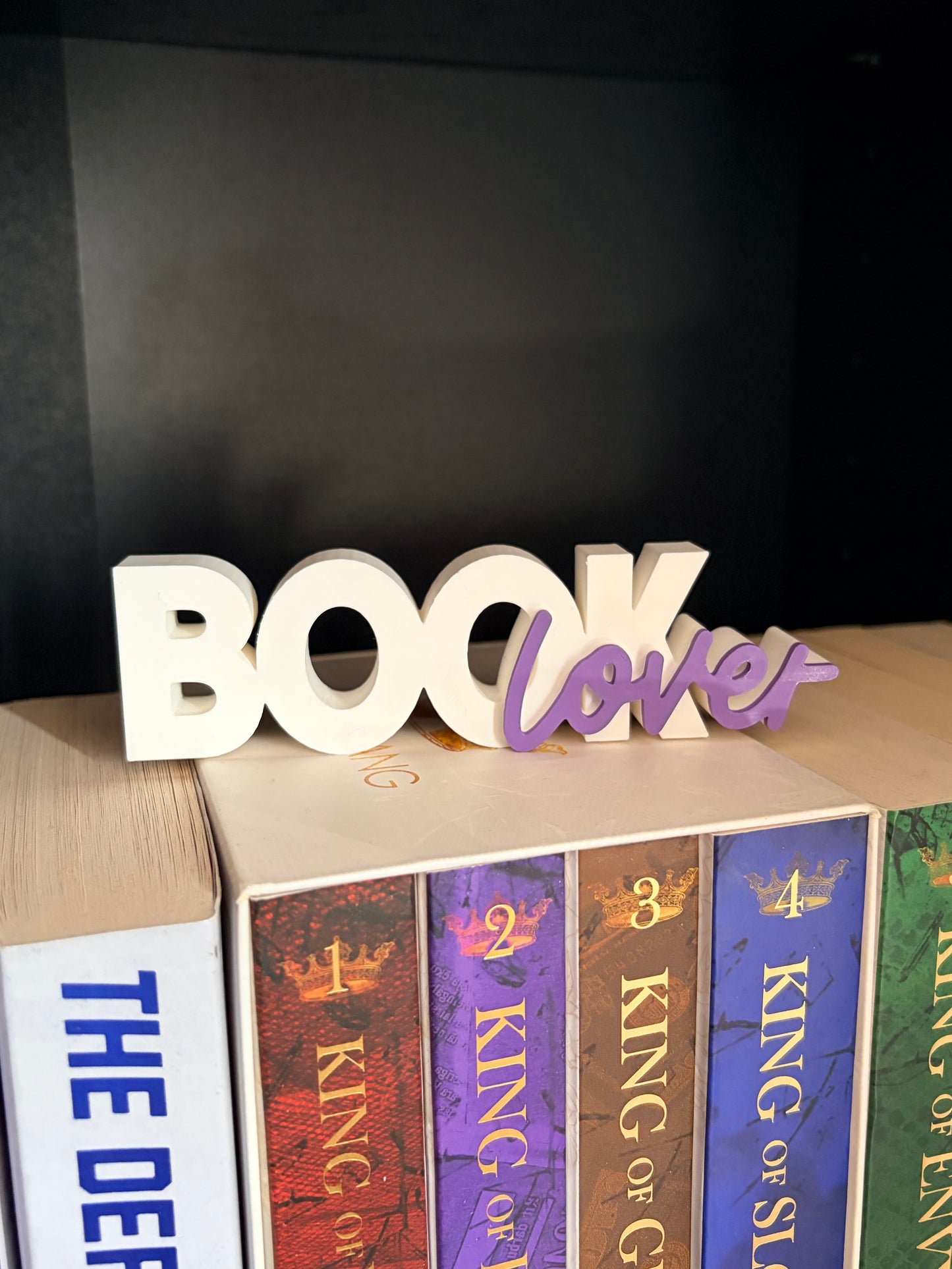 Booklover sign