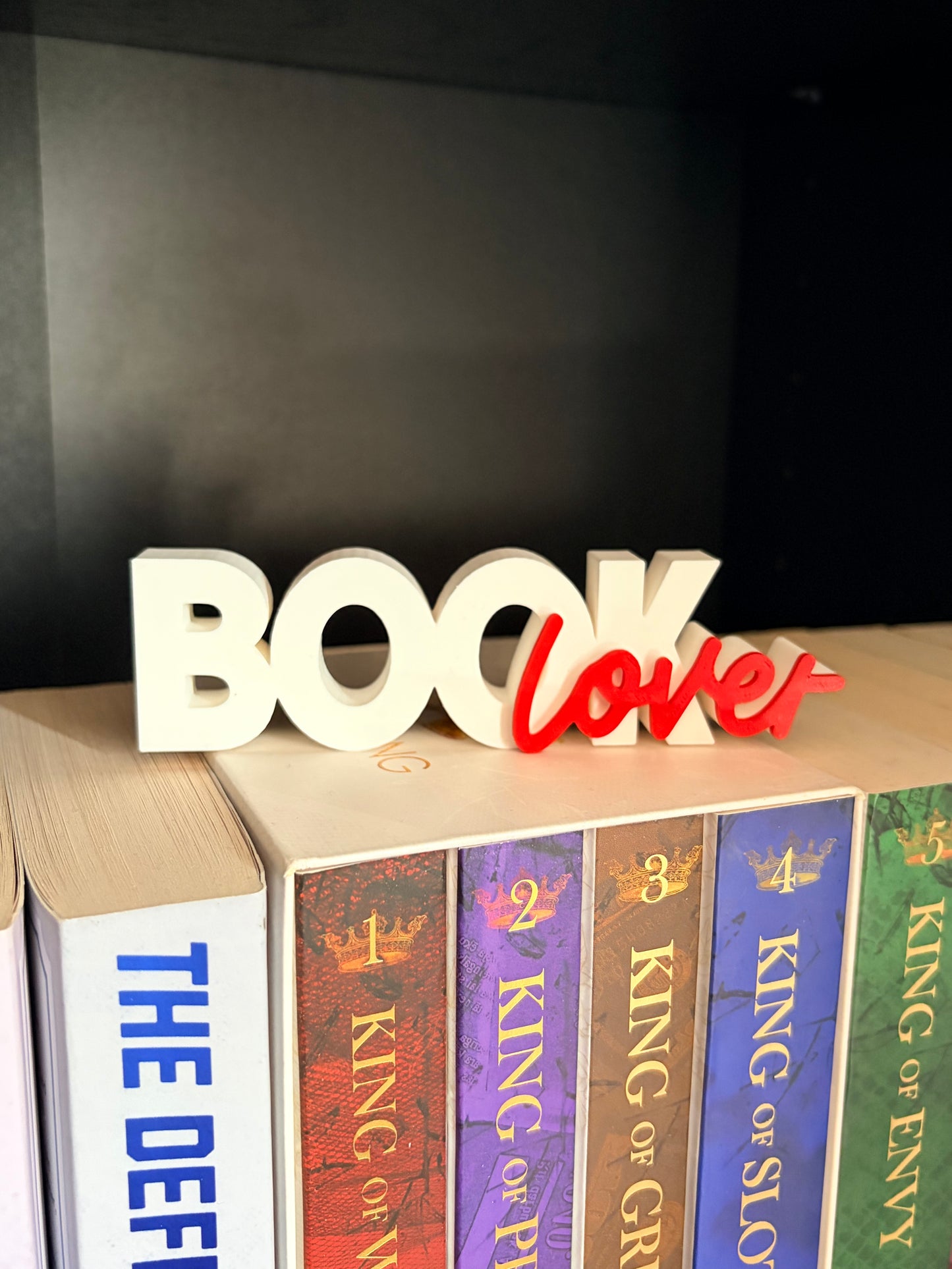 Booklover sign