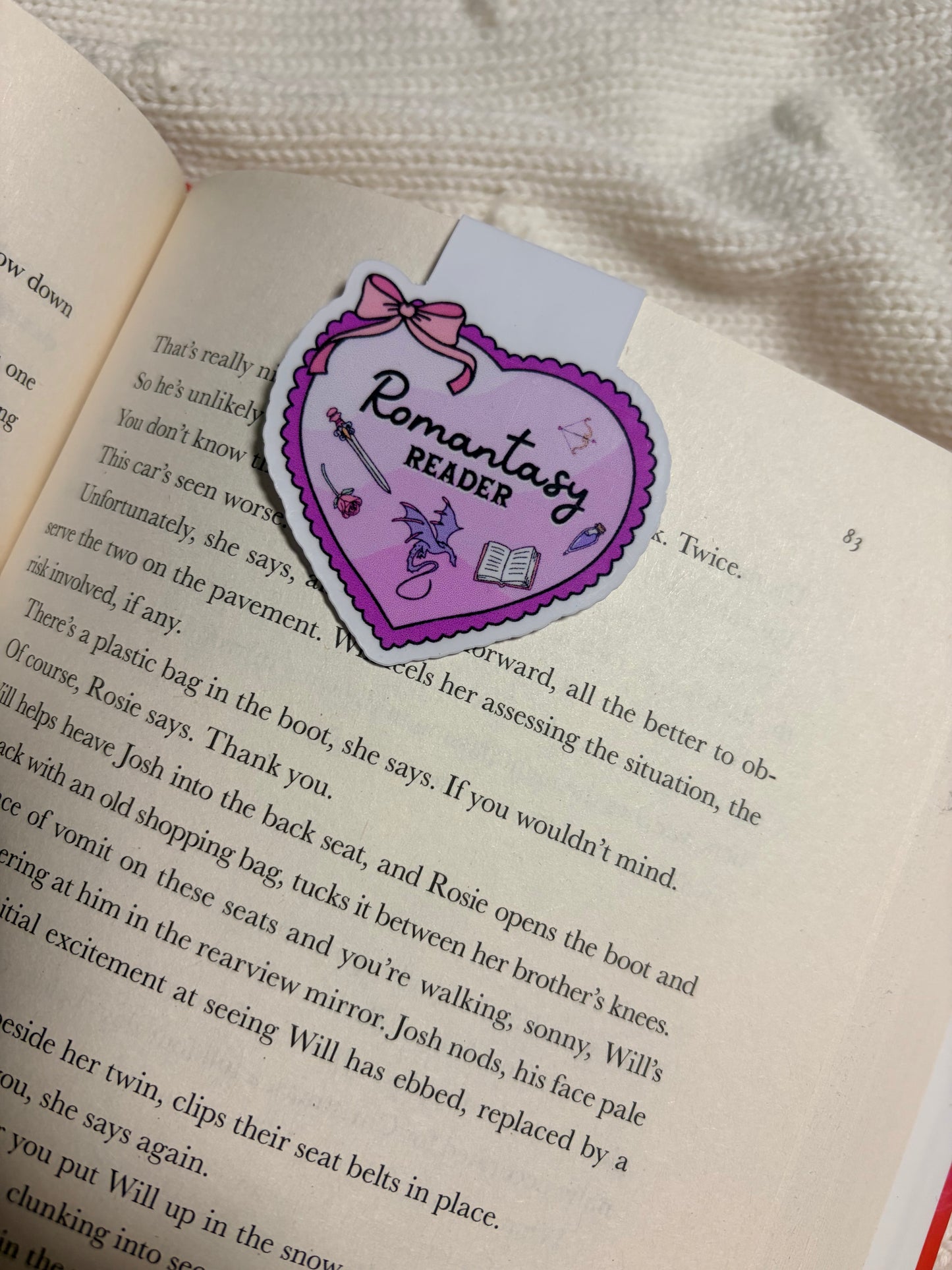 Magnetische boekenlegger Romantasy