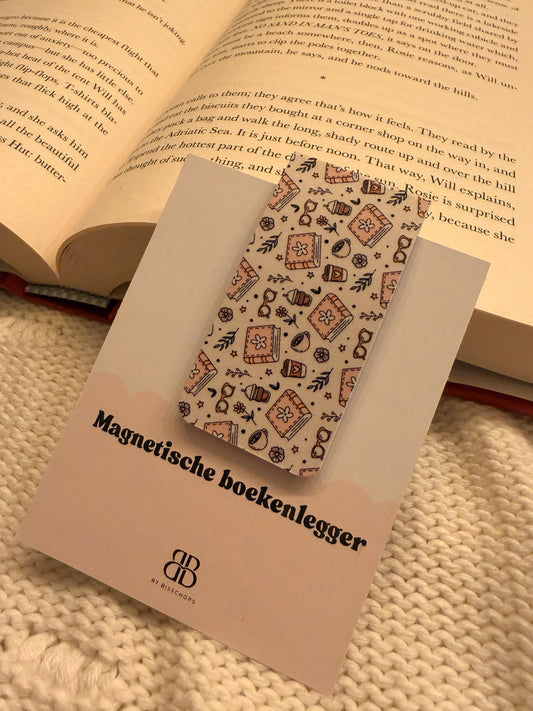 Magnetische boekenlegger books ‘n coffee