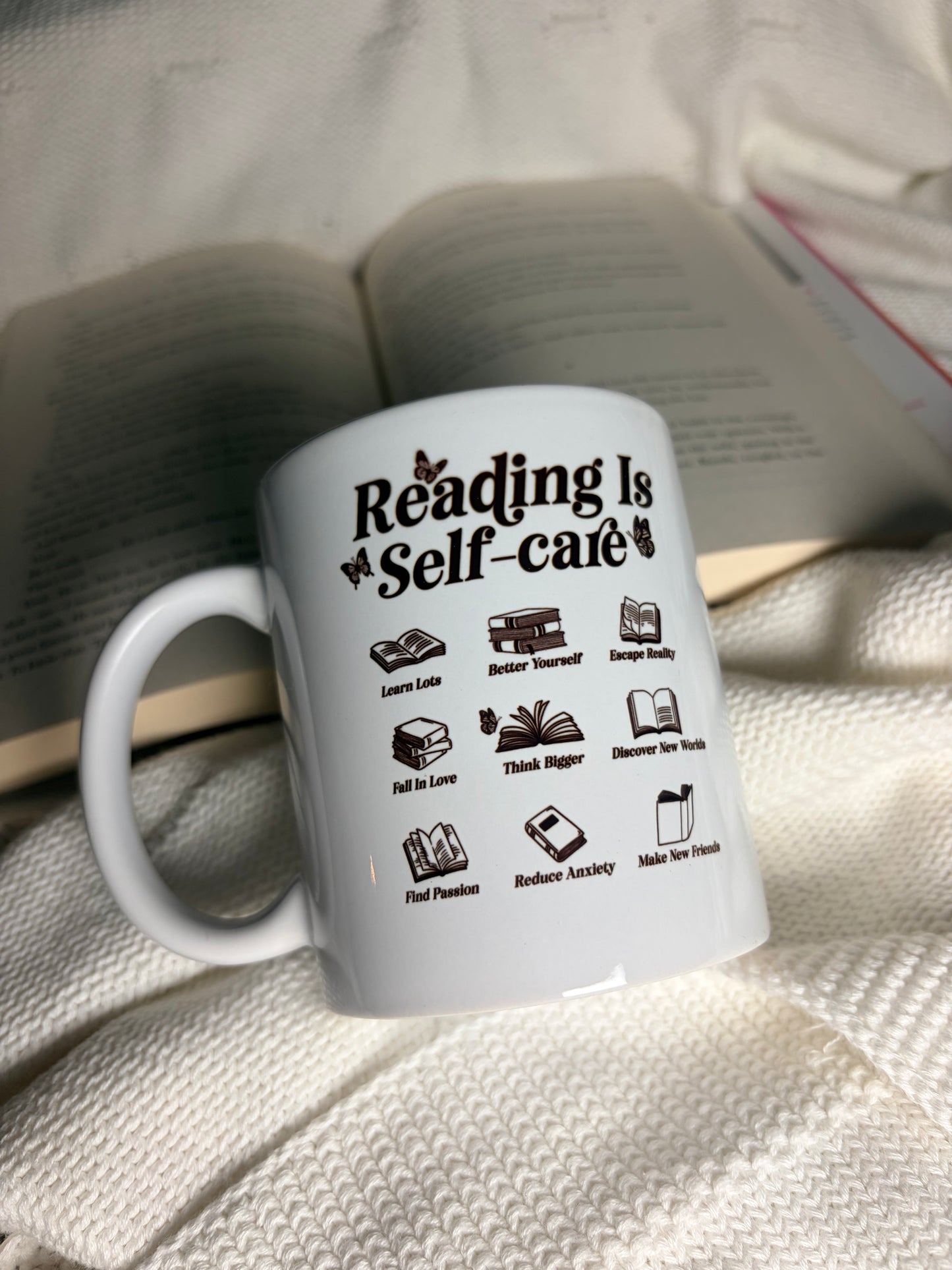 Reading is selfcare mok
