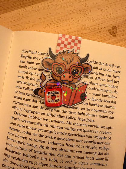 Reading is my jam - magnetische boekenlegger