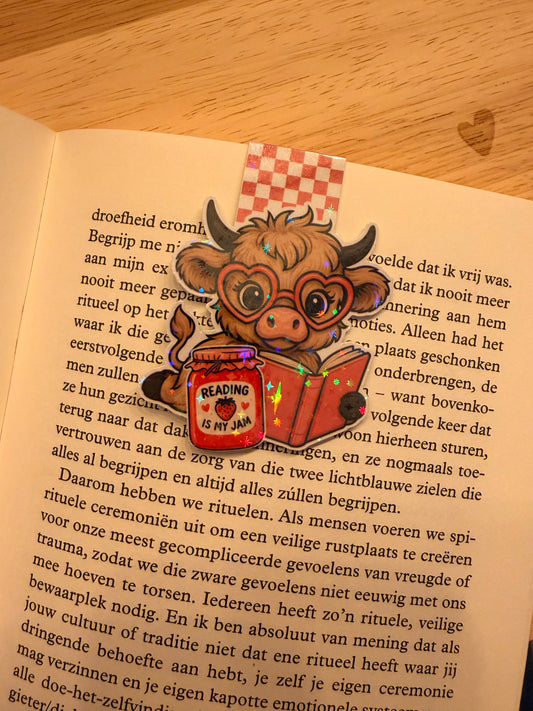 Reading is my jam - magnetische boekenlegger