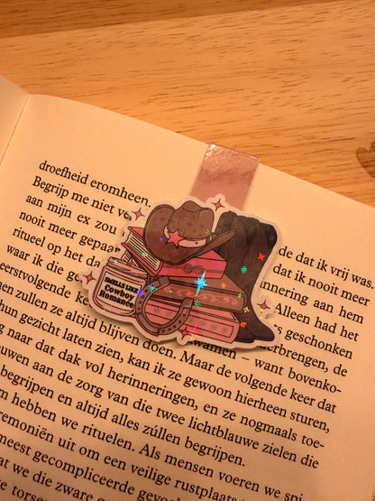 Smells like cowboy romance - magnetische boekenlegger
