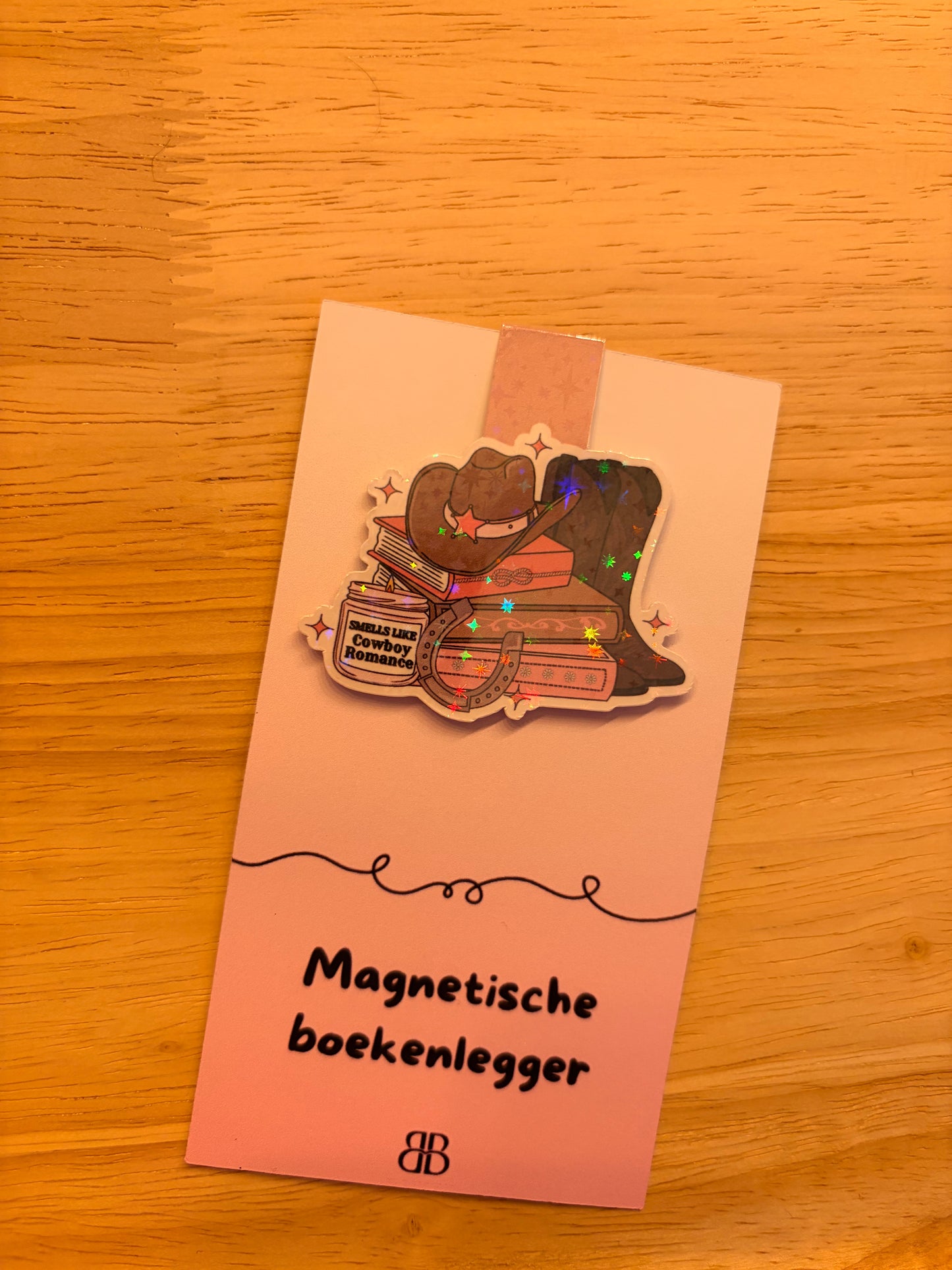 Smells like cowboy romance - magnetische boekenlegger