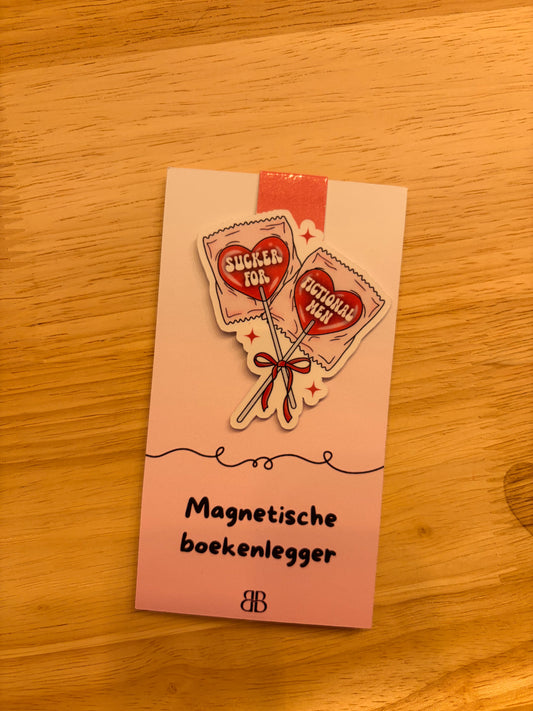 Sucker for fictional men - magnetische boekenlegger