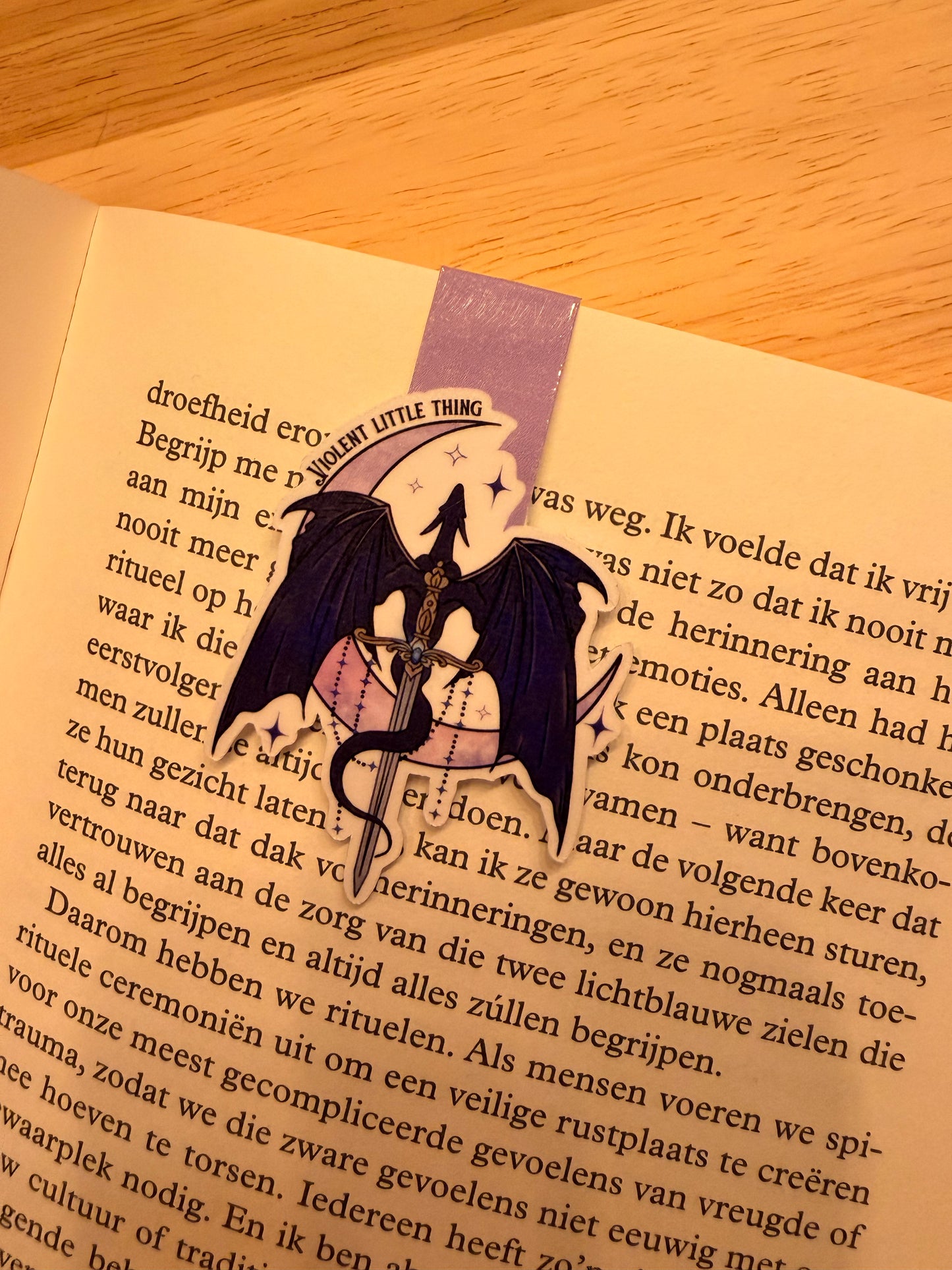 Violent little thing - magnetische boekenlegger