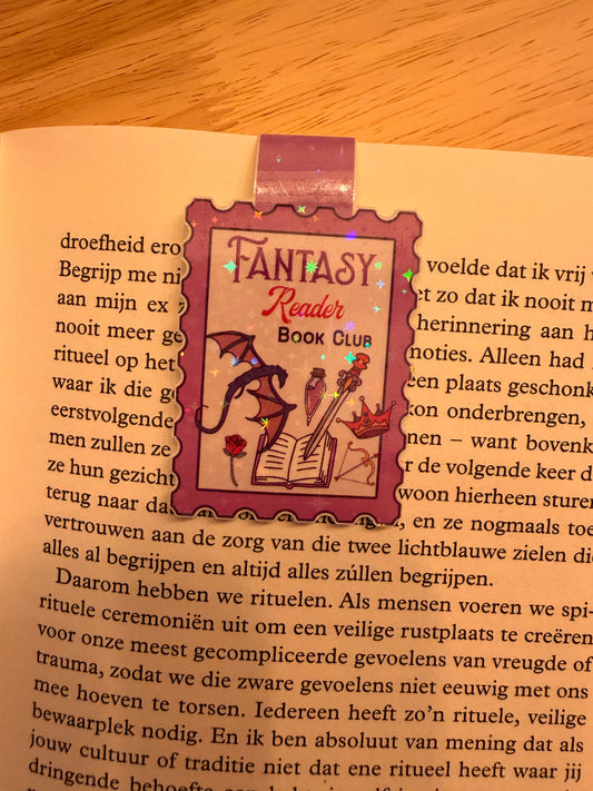 Fantasy stamp - magnetische boekenlegger