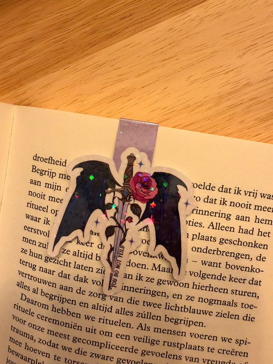 You do not yield - magnetische boekenlegger