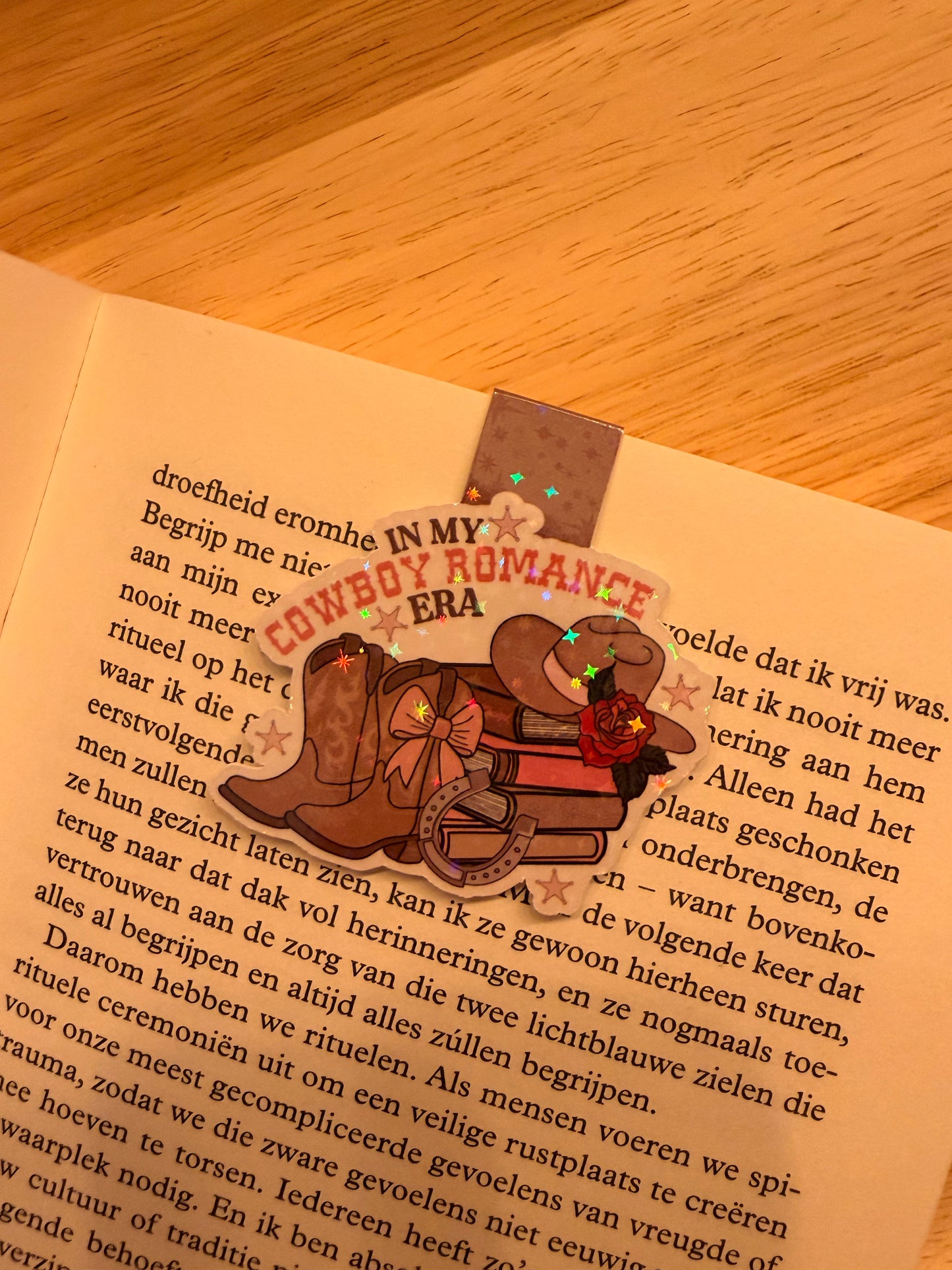 Cowboy romance era - magnetische boekenlegger