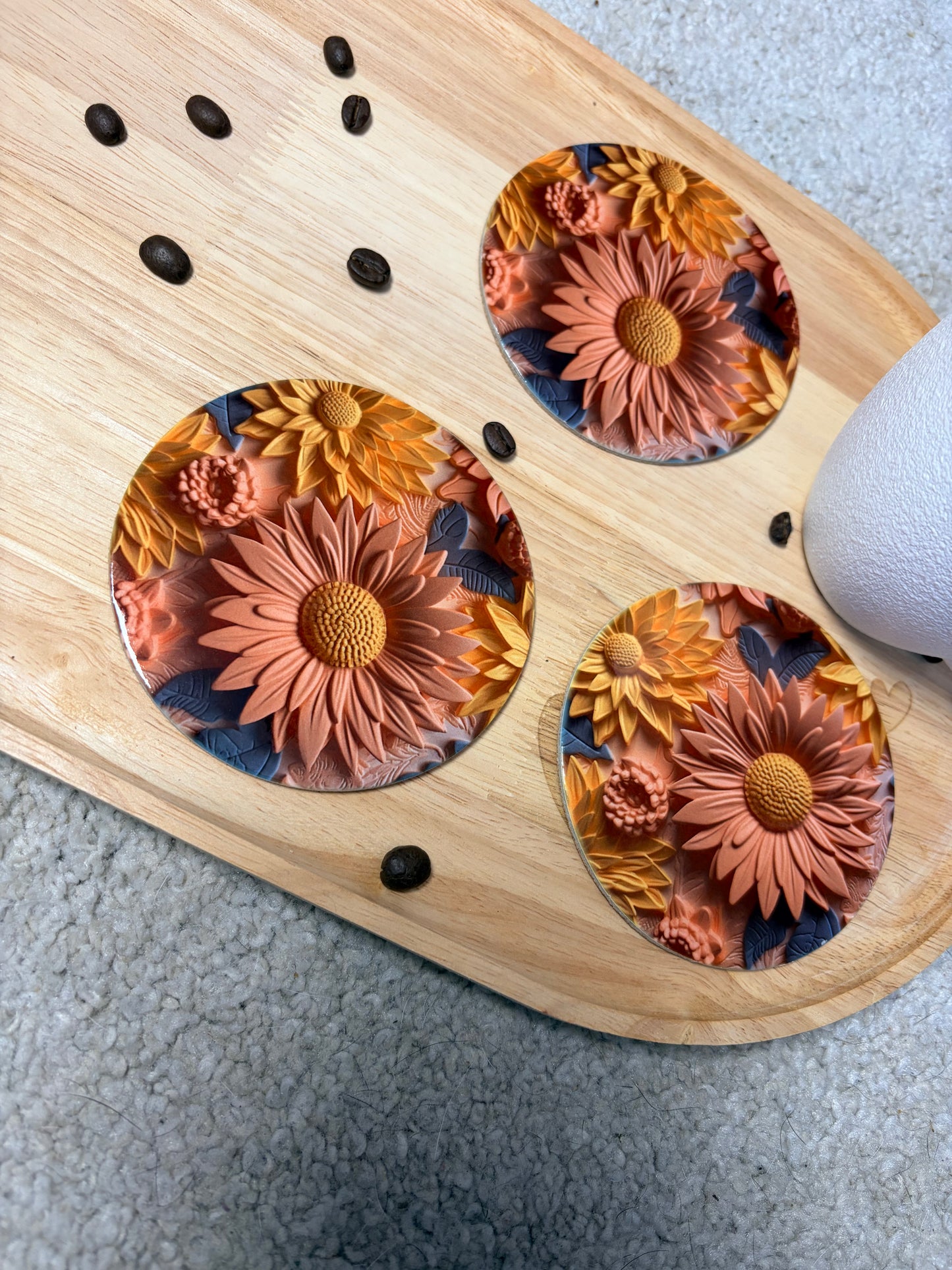 Onderzetters Pastel Bloom