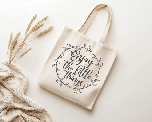 The little things tote bag