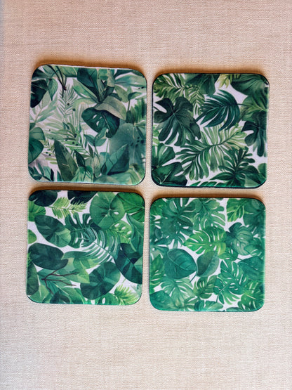 Tropical green onderzetter set