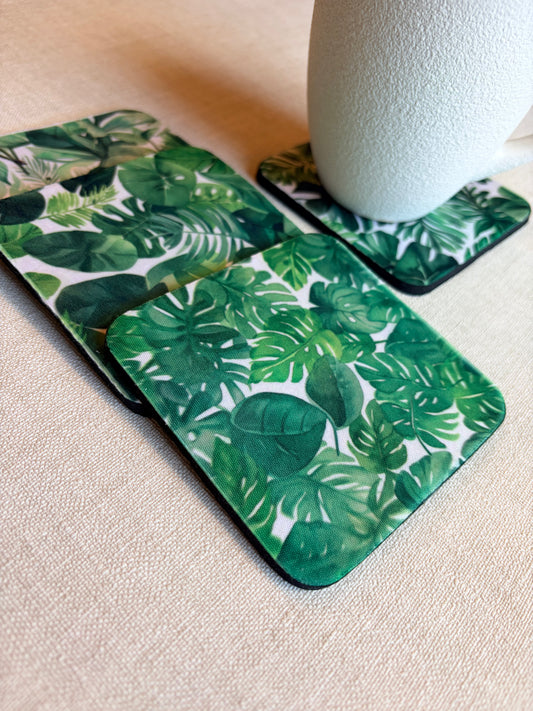 Tropical green onderzetter set