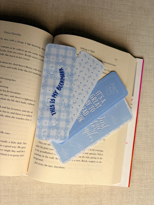 Blue Bookish Notes set