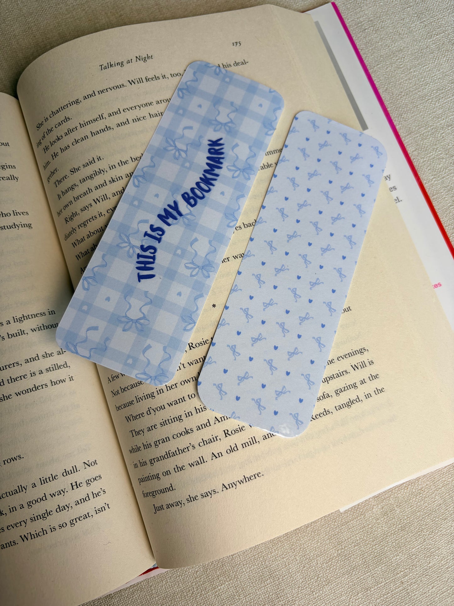 Blue Bookish Notes set